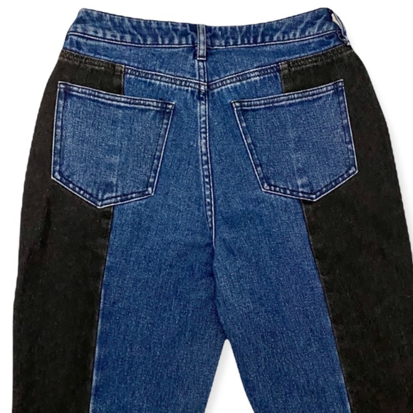 PAC Sun High Waisted Two Tone Loose Fit Jeans - Picture 6 of 10